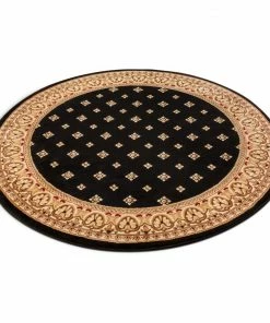 Well Woven Hudson Terrace Black Traditional Rug