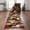 Well Woven River Custom Size Runner Modern Red 27 Inch Wide X Choose Your Length Hallway Runner Rug