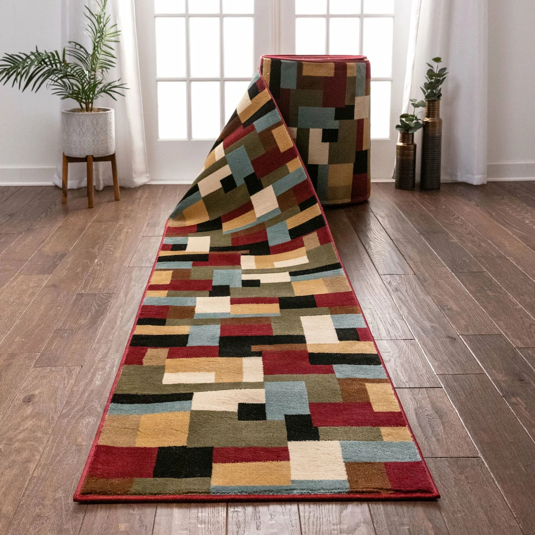 Well Woven River Custom Size Runner Modern Red 27 Inch Wide X Choose Your Length Hallway Runner Rug 1 Well Woven River Custom Size Runner Modern Red 27 Inch Wide X Choose Your Length Hallway Runner Rug