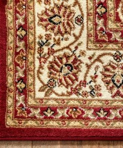 Well Woven Sarouk Red Traditional Rug 22 Well Woven Sarouk Red Traditional Rug
