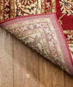 Well Woven Sarouk Red Traditional Rug 15 Well Woven Sarouk Red Traditional Rug