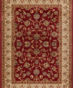 Well Woven Sarouk Red Traditional Rug
