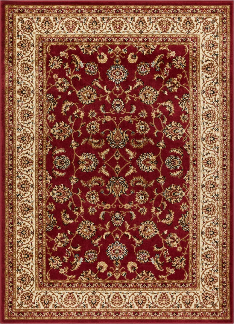 Well Woven Sarouk Red Traditional Rug 2 Well Woven Sarouk Red Traditional Rug