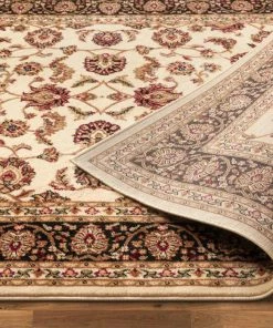 Well Woven Sarouk Ivory Traditional Rug