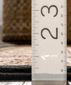 Well Woven Sarouk Black Traditional Rug 25 Well Woven Sarouk Black Traditional Rug