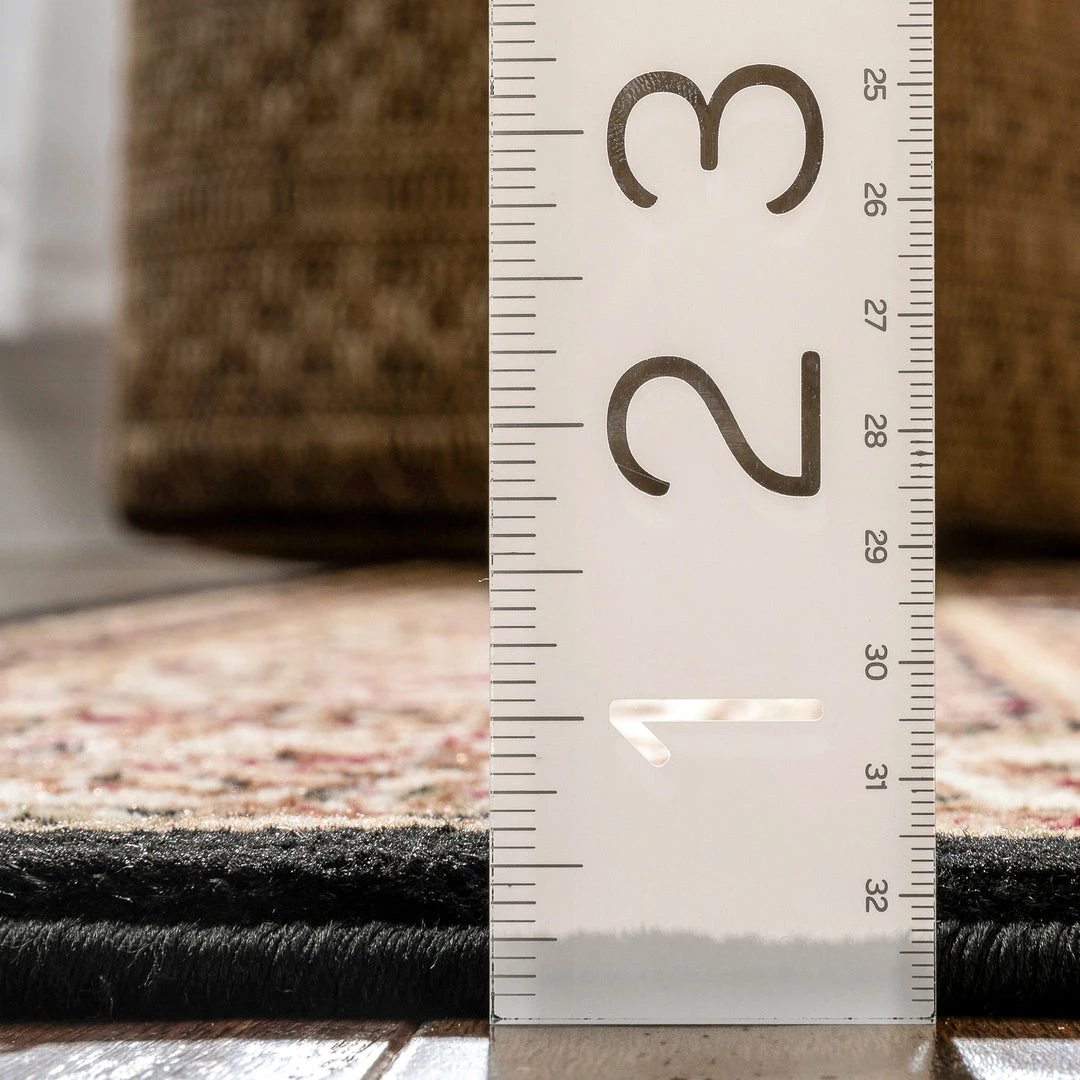 Well Woven Sarouk Black Traditional Rug 9 Well Woven Sarouk Black Traditional Rug