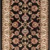 Well Woven Sarouk Traditional Black 31" Square Area Rug