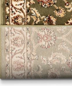 Well Woven Sarouk Custom Size Runner Traditional Green 27 Inch Wide X Choose Your Length Hallway Runner Rug