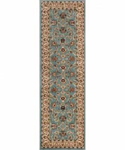 Well Woven Sarouk Light Blue Traditional Rug 21 Well Woven Sarouk Light Blue Traditional Rug