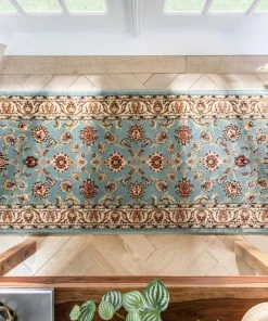 Well Woven Sarouk Light Blue Traditional Rug 19 Well Woven Sarouk Light Blue Traditional Rug