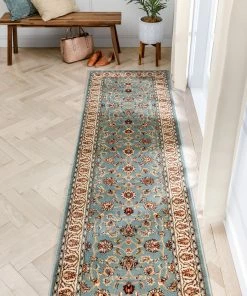 Well Woven Sarouk Light Blue Traditional Rug 27 Well Woven Sarouk Light Blue Traditional Rug