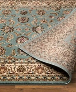 Well Woven Sarouk Light Blue Traditional Rug 17 Well Woven Sarouk Light Blue Traditional Rug