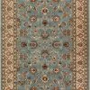 Well Woven Sarouk Light Blue Traditional Rug