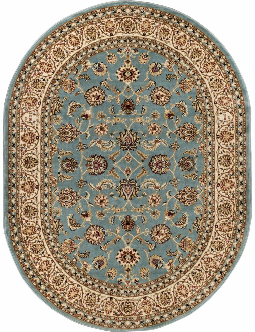 Well Woven Sarouk Light Blue Traditional Rug 10 Well Woven Sarouk Light Blue Traditional Rug