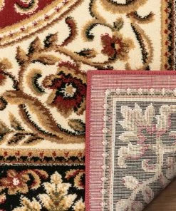 Well Woven Casbah Traditional Oriental Medallion Persian Red Rug