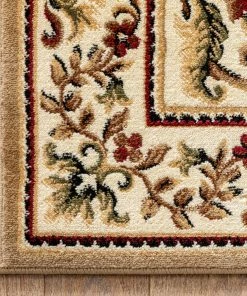 Well Woven Casbah Traditional Oriental Medallion Persian Cream Rug