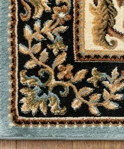 Well Woven Casbah Traditional Oriental Medallion Persian Blue Rug Oriental & Persian