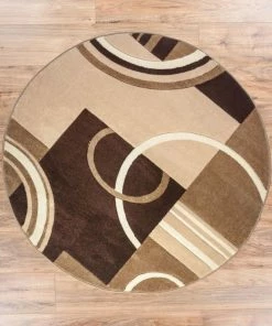Well Woven Galaxy Waves Ivory Modern Rug 3'x5'