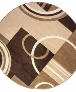 Well Woven Galaxy Waves Ivory Modern Rug 3'x5'