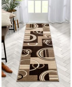 Well Woven Galaxy Waves Ivory Modern Rug 3'x5'