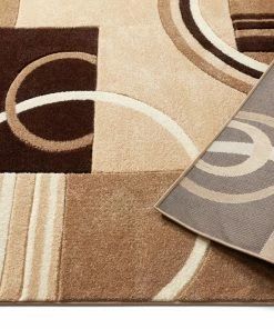 Well Woven Galaxy Waves Ivory Modern Rug 3'x5'