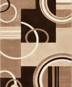 Well Woven Galaxy Waves Ivory Modern Rug 3'x5'