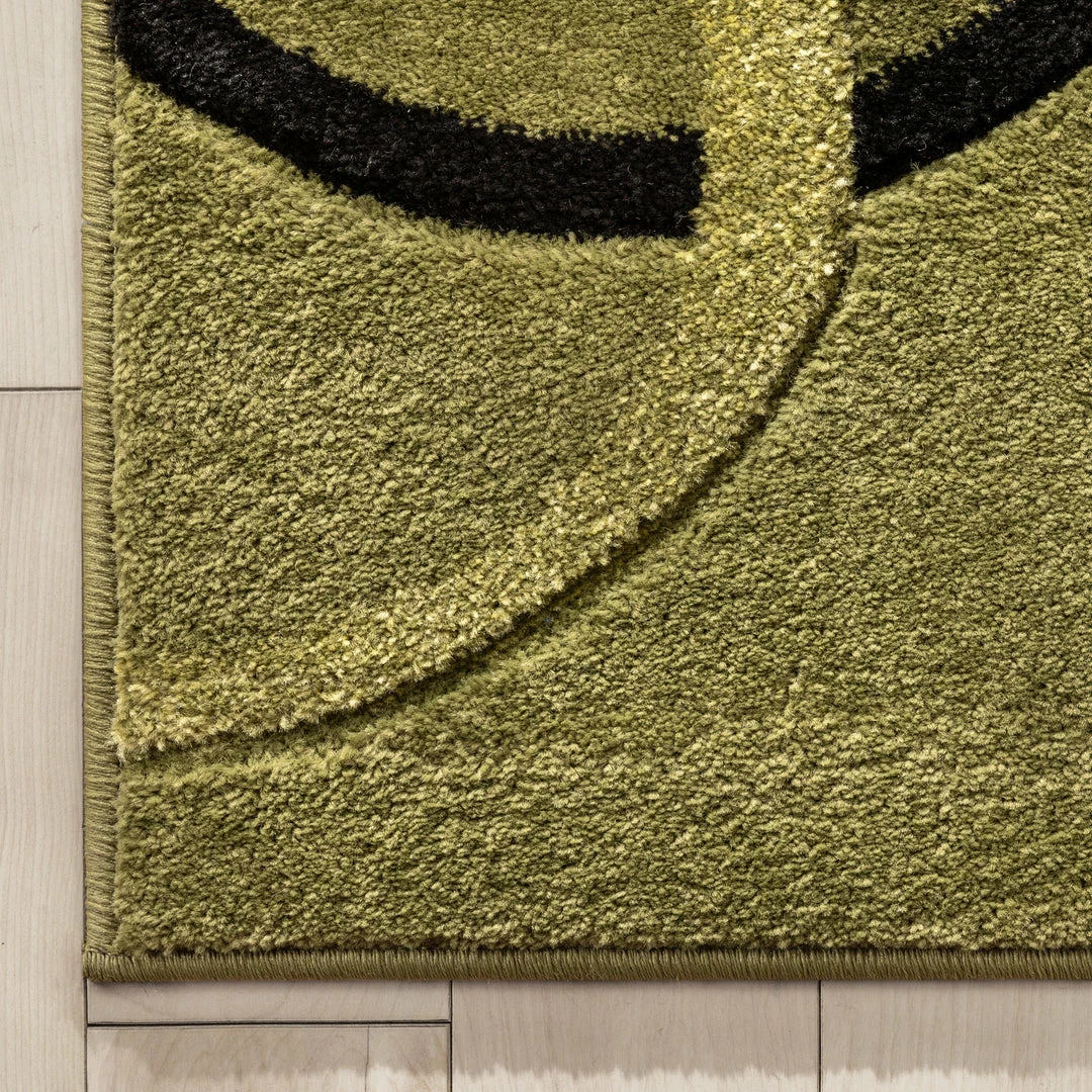 Well Woven Galaxy Waves Green Modern Rug 4 Well Woven Galaxy Waves Green Modern Rug
