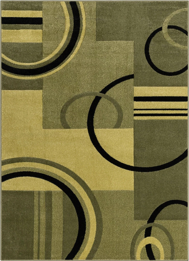 Well Woven Galaxy Waves Green Modern Rug 2 Well Woven Galaxy Waves Green Modern Rug