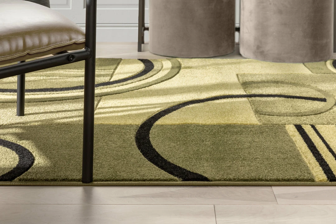 Well Woven Galaxy Waves Green Modern Rug 8 Well Woven Galaxy Waves Green Modern Rug