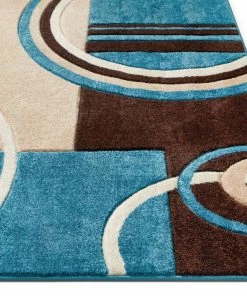 Well Woven Galaxy Waves Blue Modern Rug