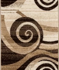 Well Woven 5'x7' Whirlwind Brown Modern Rug 22 Well Woven 5'x7' Whirlwind Brown Modern Rug