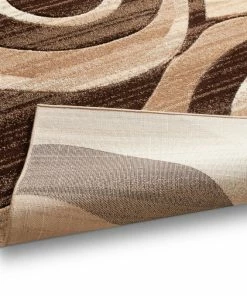 Well Woven 5'x7' Whirlwind Brown Modern Rug 16 Well Woven 5'x7' Whirlwind Brown Modern Rug