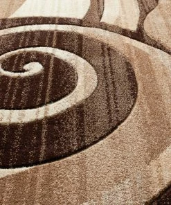 Well Woven 5'x7' Whirlwind Brown Modern Rug 19 Well Woven 5'x7' Whirlwind Brown Modern Rug