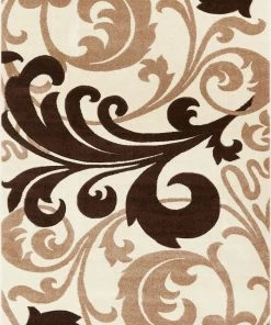 Well Woven Leslie Fleur De Lis Ivory Modern Rug