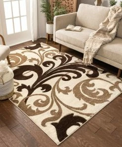 Well Woven Leslie Fleur De Lis Ivory Modern Rug 13 Well Woven Leslie Fleur De Lis Ivory Modern Rug