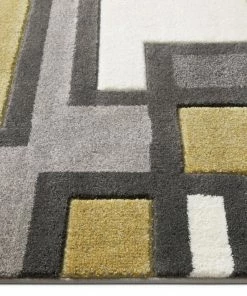 Well Woven Imagination Squares Gold Modern Rug 14 Well Woven Imagination Squares Gold Modern Rug