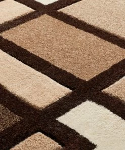 Well Woven Imagination Squares Cream Modern Rug 3'x5' 19 Well Woven Imagination Squares Cream Modern Rug 3'x5'