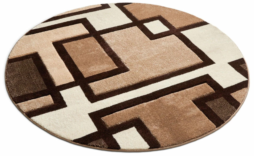 Well Woven Imagination Squares Cream Modern Rug 3'x5' 7 Well Woven Imagination Squares Cream Modern Rug 3'x5'