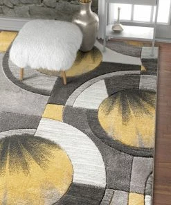 Well Woven Yolo Gold Modern Rug