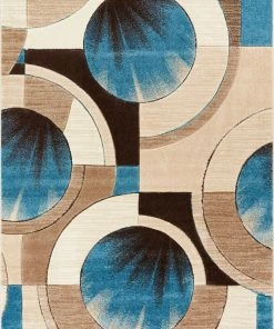 Well Woven Yolo Blue Modern Rug