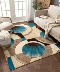 Well Woven Yolo Blue Modern Rug 14 Well Woven Yolo Blue Modern Rug