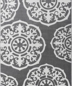 Well Woven Felix Grey Modern 7'10" X 9'10" Rug Grey & Silver