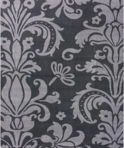 Well Woven Rosetta Grey Modern Rug Grey & Silver