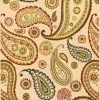 Well Woven Flora Ivory Modern Non Slip Washable Rug