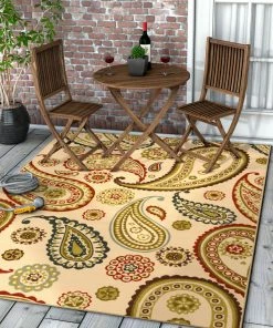 Well Woven Flora Ivory Modern Non Slip Washable Rug