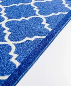 Well Woven Machine Washable Brooklyn Trellis Blue Modern Non Slip Washable Rug 27 Well Woven Machine Washable Brooklyn Trellis Blue Modern Non Slip Washable Rug