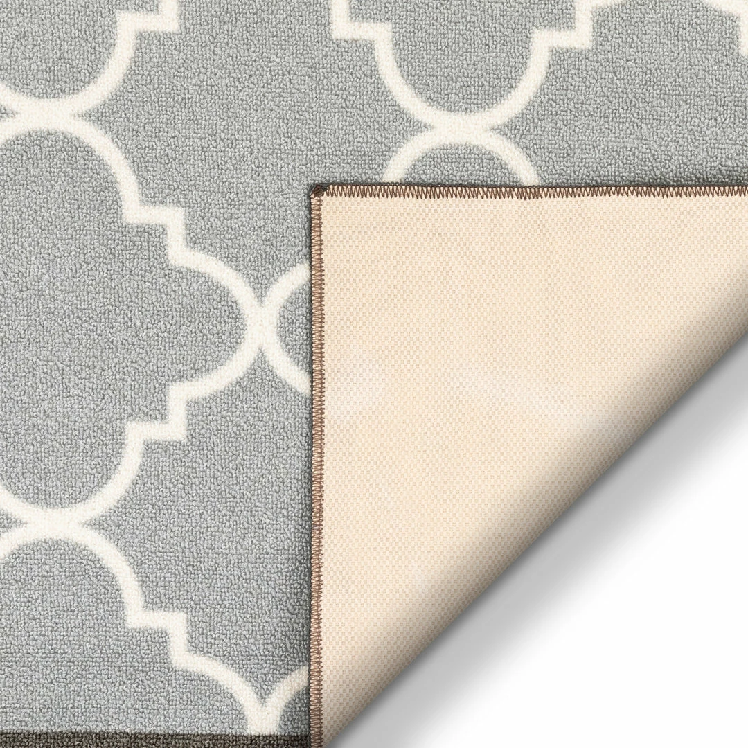 Well Woven Brooklyn Trellis Grey Modern Non Slip Washable Rug Machine Washable 4 Well Woven Brooklyn Trellis Grey Modern Non Slip Washable Rug Machine Washable
