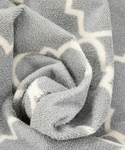 Well Woven Brooklyn Trellis Grey Modern Non Slip Washable Rug Machine Washable 24 Well Woven Brooklyn Trellis Grey Modern Non Slip Washable Rug Machine Washable