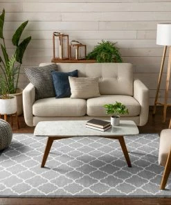 Well Woven Brooklyn Trellis Grey Modern Non Slip Washable Rug Machine Washable 30 Well Woven Brooklyn Trellis Grey Modern Non Slip Washable Rug Machine Washable