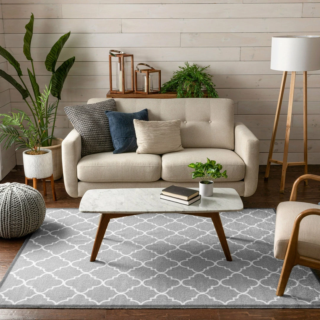 Well Woven Brooklyn Trellis Grey Modern Non Slip Washable Rug Machine Washable 11 Well Woven Brooklyn Trellis Grey Modern Non Slip Washable Rug Machine Washable